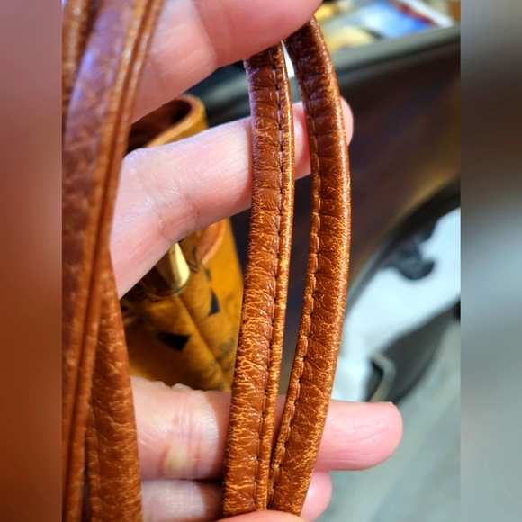 Authentic MCM Drawstring Visetos Bucket Bag - Picture 7 of 15